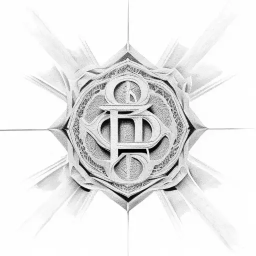 Religious Symbols Integrated Into A Design Of Dollar Bills