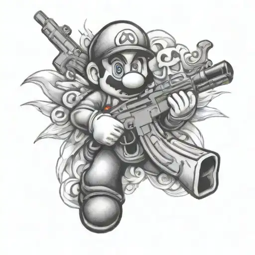 Ak47 Mario