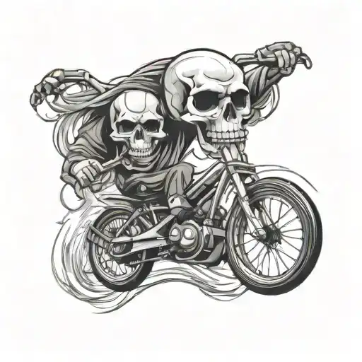Bmx And Skull
