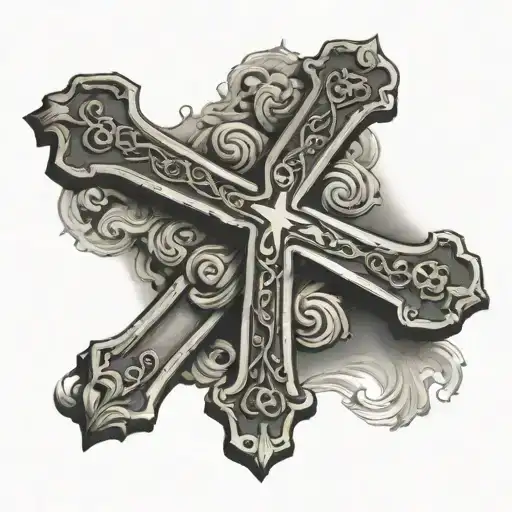 Bible Verse Around A Cross