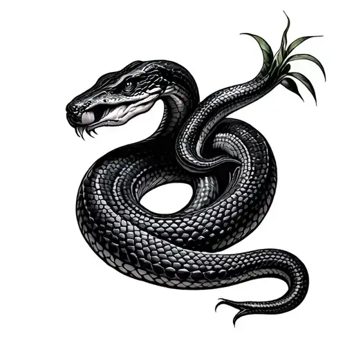 Snake Eat An Eleplant