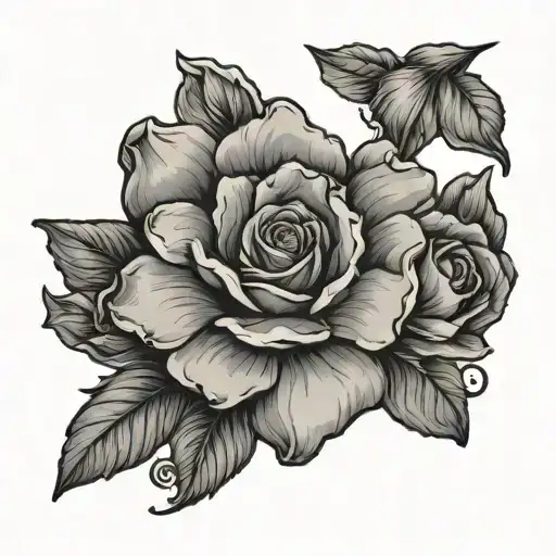 Texas With Flower Background