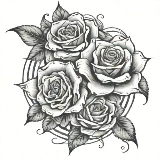 Liyah And Rose Intertwined