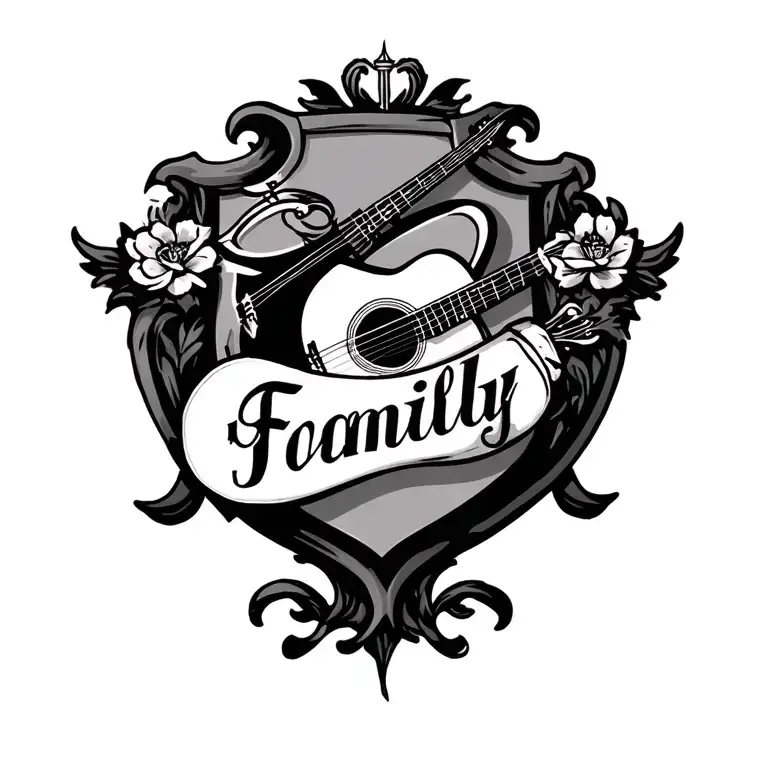 Music And Family Crest