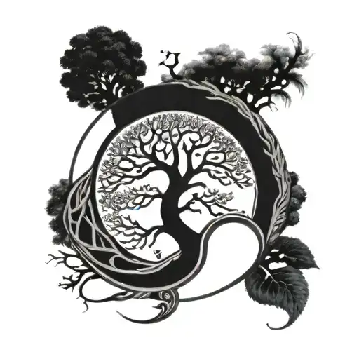 Ouroboros Around The Tree Of Life