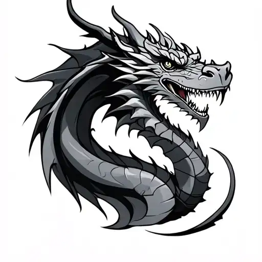 Dragon With Brother Keeper Logo