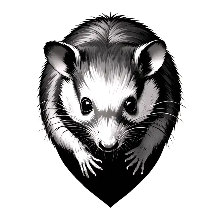 Possum In Yamcha Death Pose