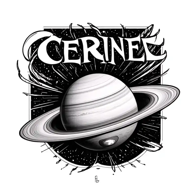 Saturn And The Name Cerine