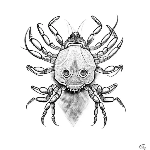 I'd Like A Tattoo Featuring The Head Of A Crab And The Body Of A Scorpion