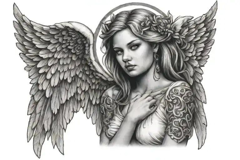 Nancy With Angel Wings