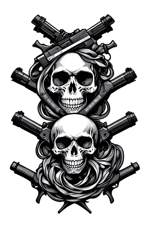Skull And Guns