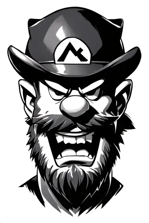 Black Wario And Waluigi