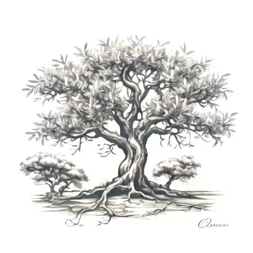 Genealogical Olive Tree