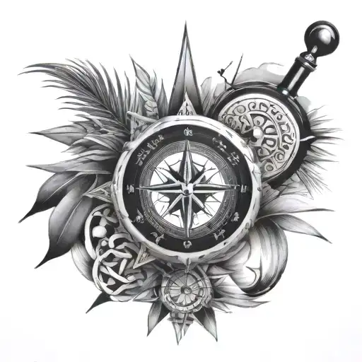 Palms Compass Sea Diamond