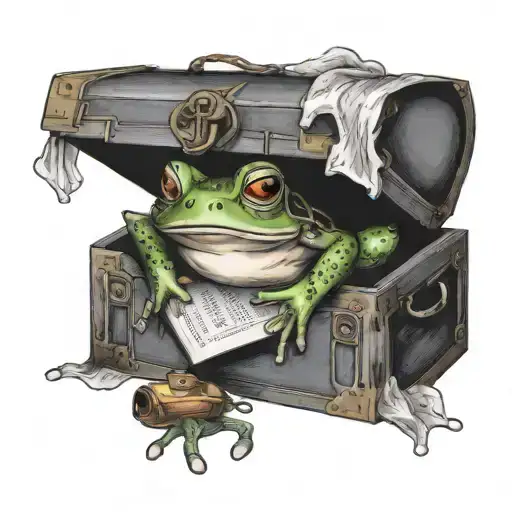 Books Frog Treasure Chest