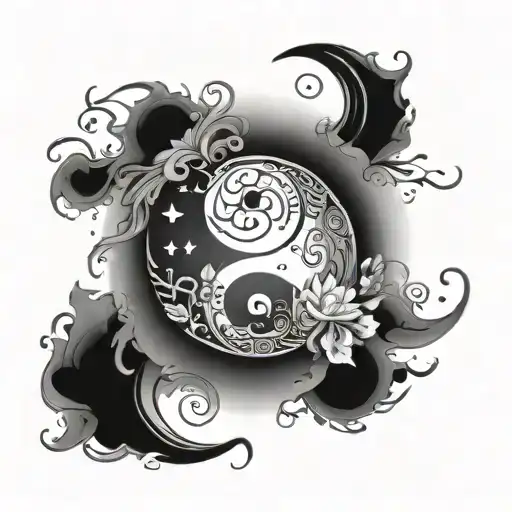 Yin Yang Love You To The Moon