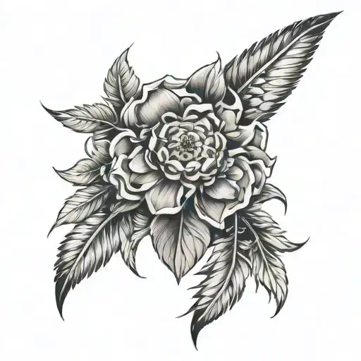 Western Native American Floral Sleeve