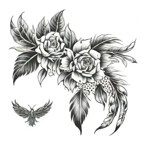 Native American Floral Sleeve