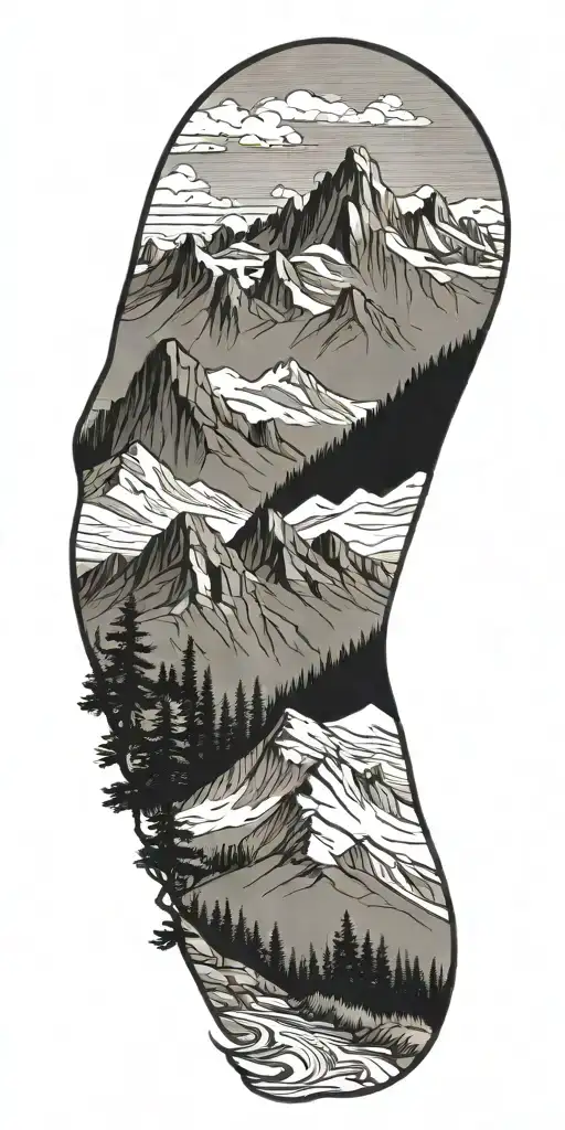 Rocky Mountains Of Colorado Mountain Scene