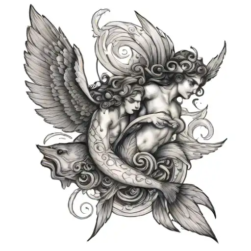 Eros And Agape And Pisces