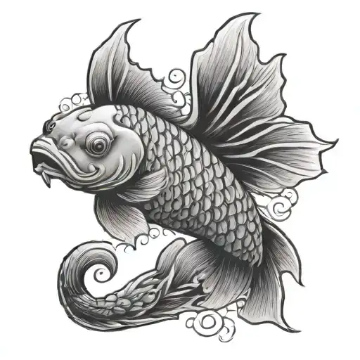 Koi Fish With Wings