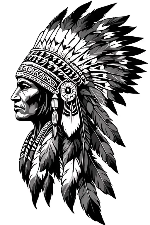 Cherokee Indian Head Dress