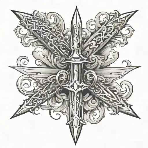 Sword Model Back Line