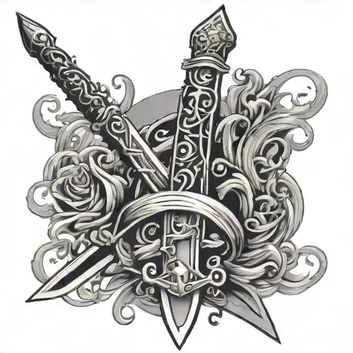 Sword Model Back Line