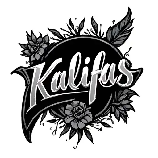 Kalifas Written In Script