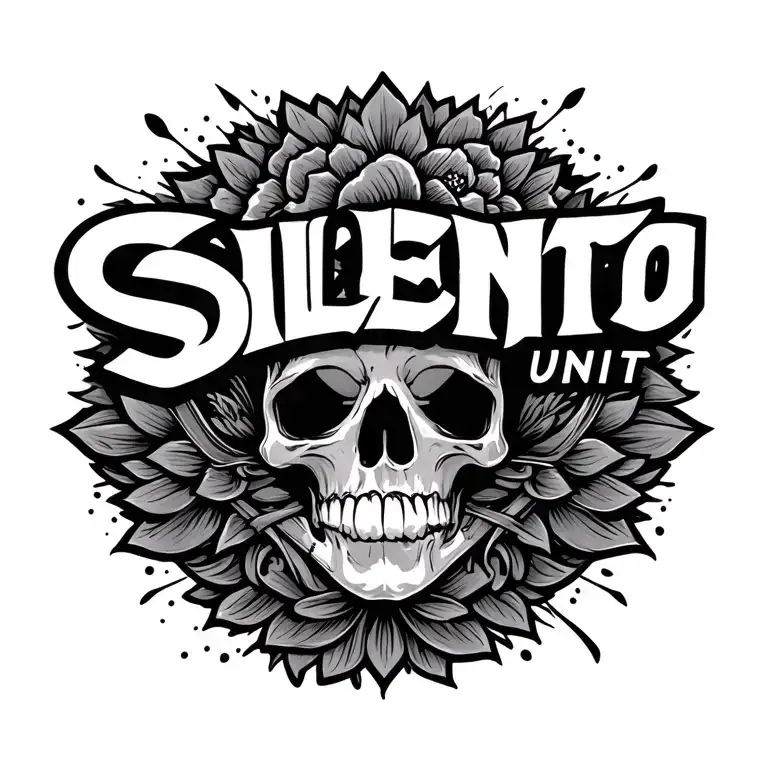 Chicano Style With Text Silent Unit
