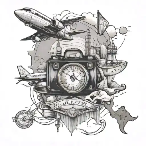 Travel Themed Tattoo Inspired