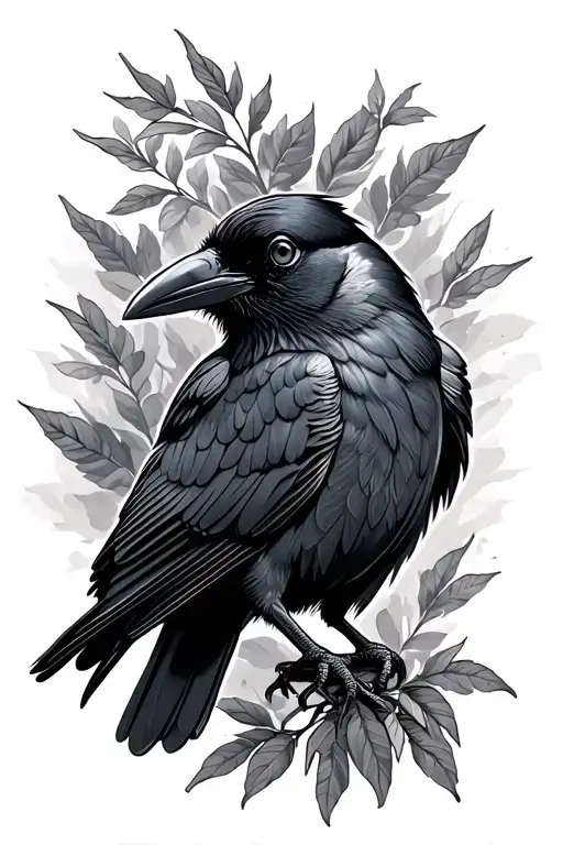 Crow Perched