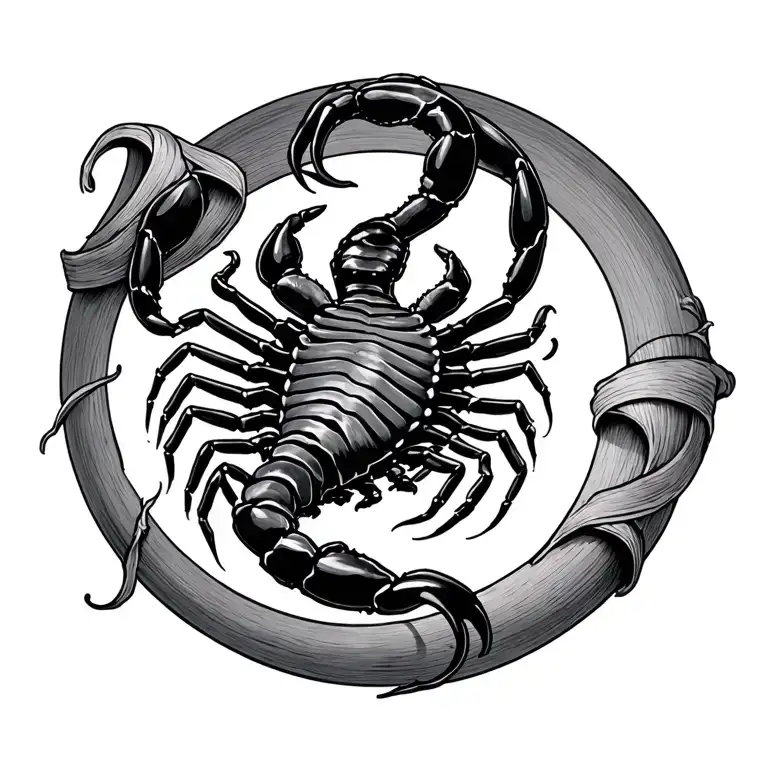 Scorpion And Scroll Forming Circle