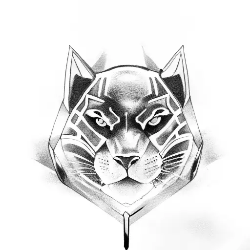 Lady With Black Panther