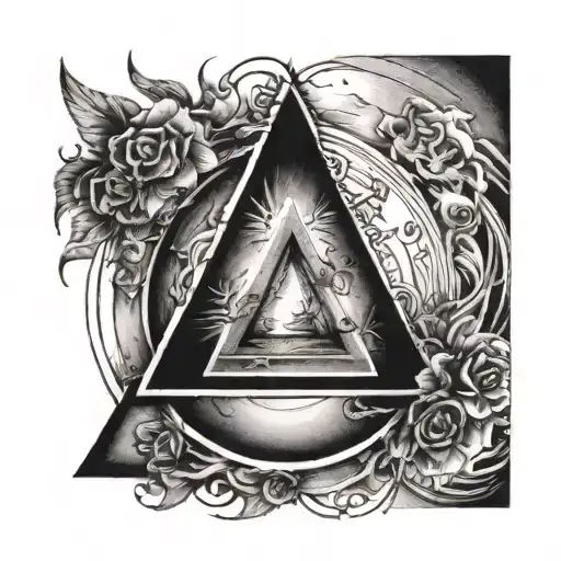 Triangle Inside A Circle