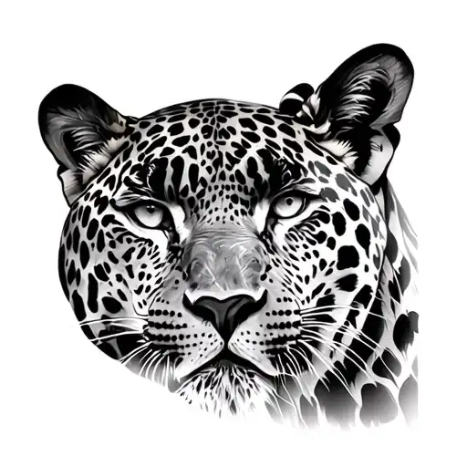 A Leopard And A Black Jaguar