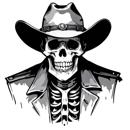 Skeleton Cowboy