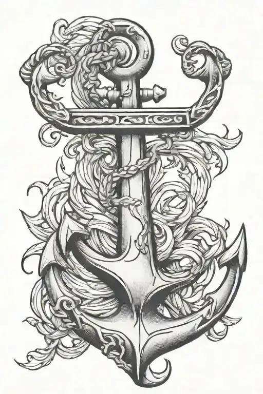 Anchor With Infinity Top