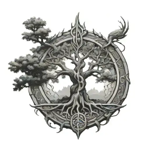 Yggdrasil And Ouroboros