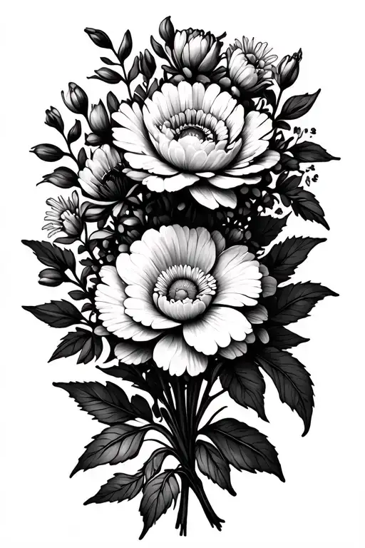 Birth Flower Bouquet