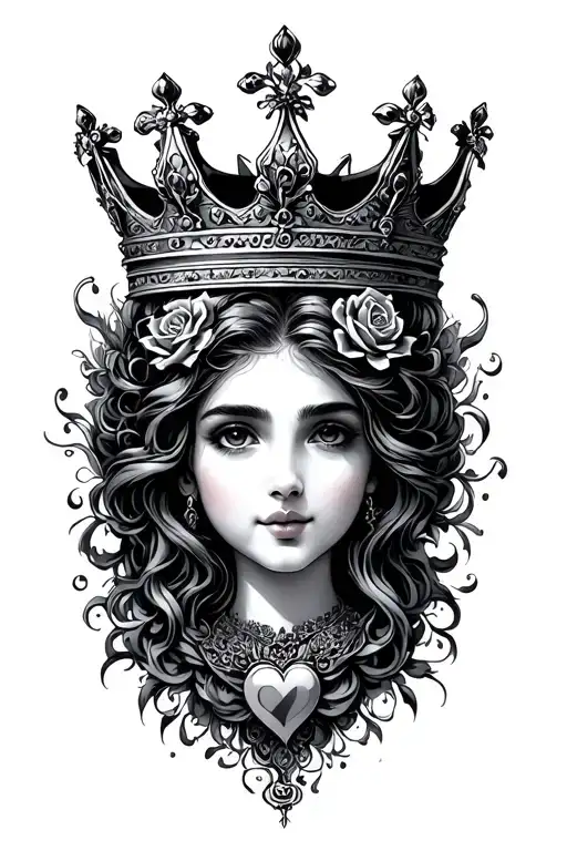 A Crown And Below That Puts Love Fati