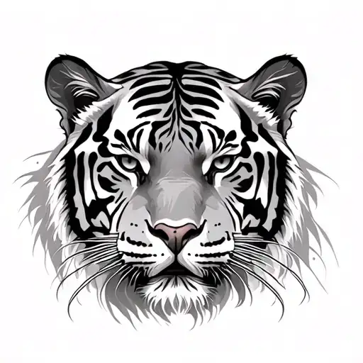Tiger Painting Style
