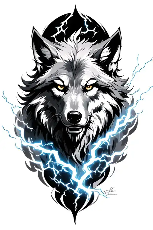 Zeus Fenrir Wolf Lightning Cloud