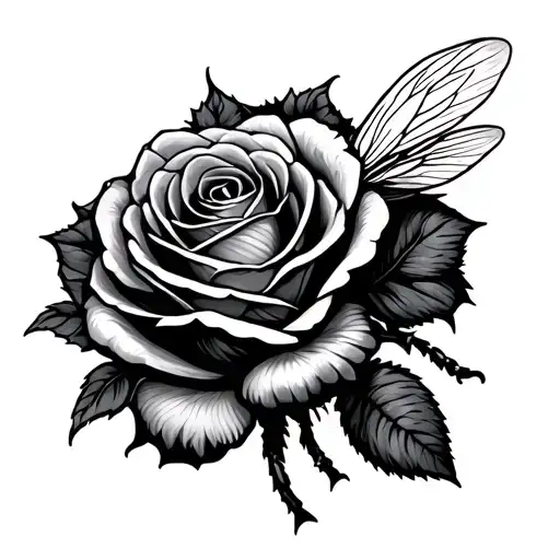 Rose And Bee