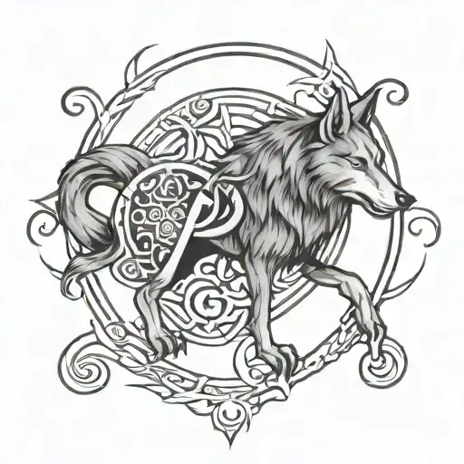 Wolf Lucifer Sigil