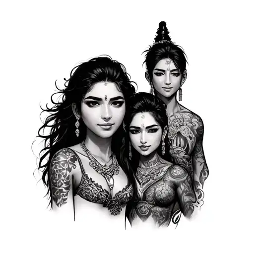 Group Tattoo For 3 Friends Who Act Like Brothers In Thailand And Want To Get Matching