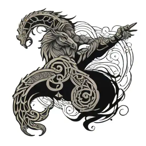 Design Me An Arm Tattoo Incorporating Norse Symbols And Mythology