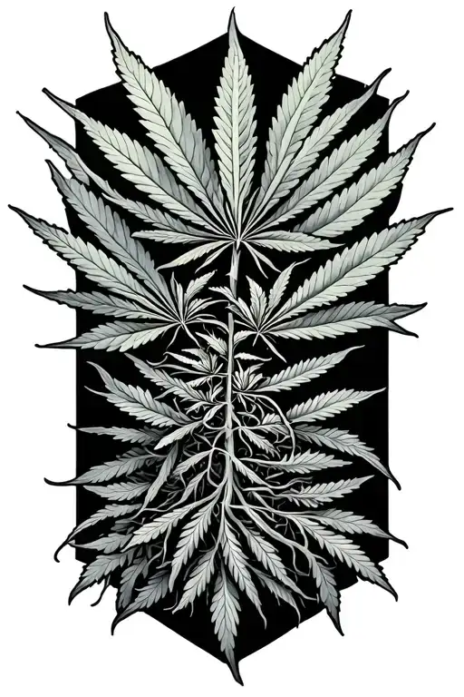 Cannabis Growing Roots