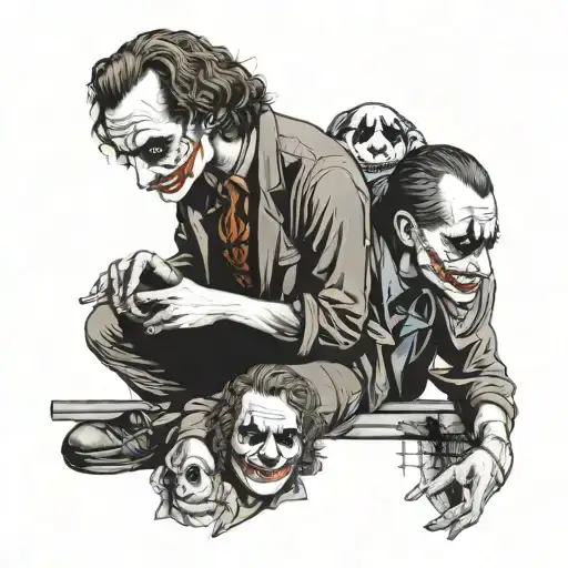 Joker Heath Ledger See No Evil Speak No Evil