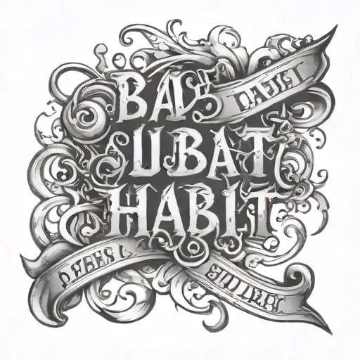 Bad Habit Text Only Way